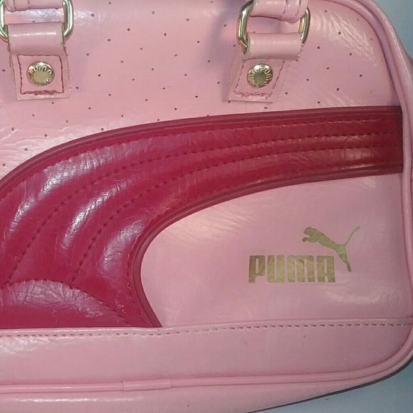 Pink Puma Retro BubbleGum Pink  Purse Handbag - Picture 6 of 7